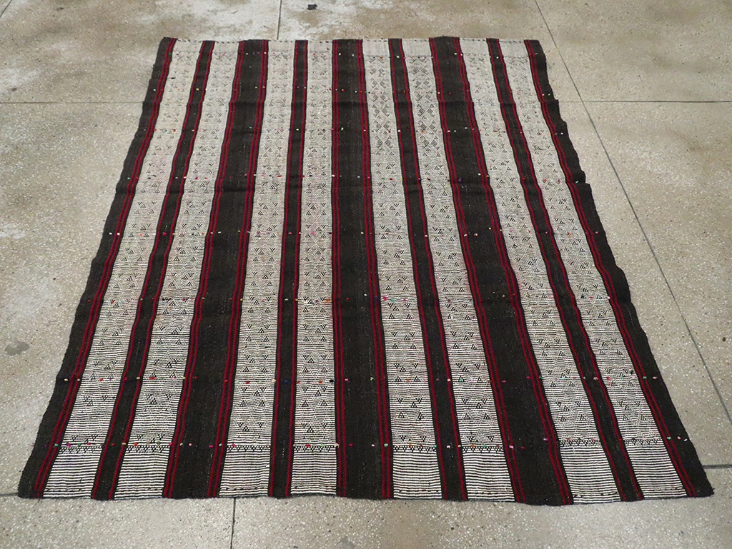 Mid-20th Century Turkish Flatweave Kilim, No.30073 - Gss