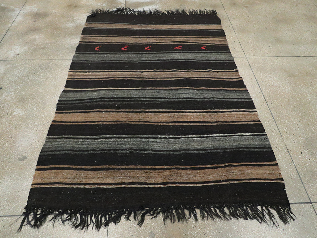 Mid-20th Century Turkish Flatweave Kilim, No.30074 - Gss
