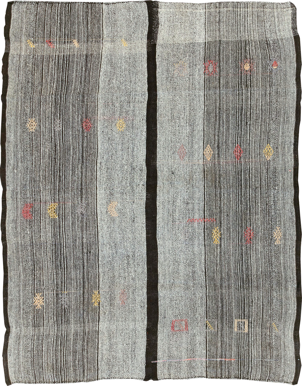 Mid-20th Century Turkish Flatweave Kilim, No.30075 - Gss