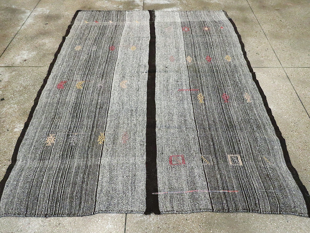 Mid-20th Century Turkish Flatweave Kilim, No.30075 - Gss