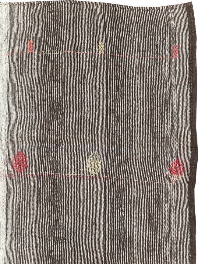 Mid-20th Century Handmade Turkish Flatweave Kilim, No.30076 - Gss