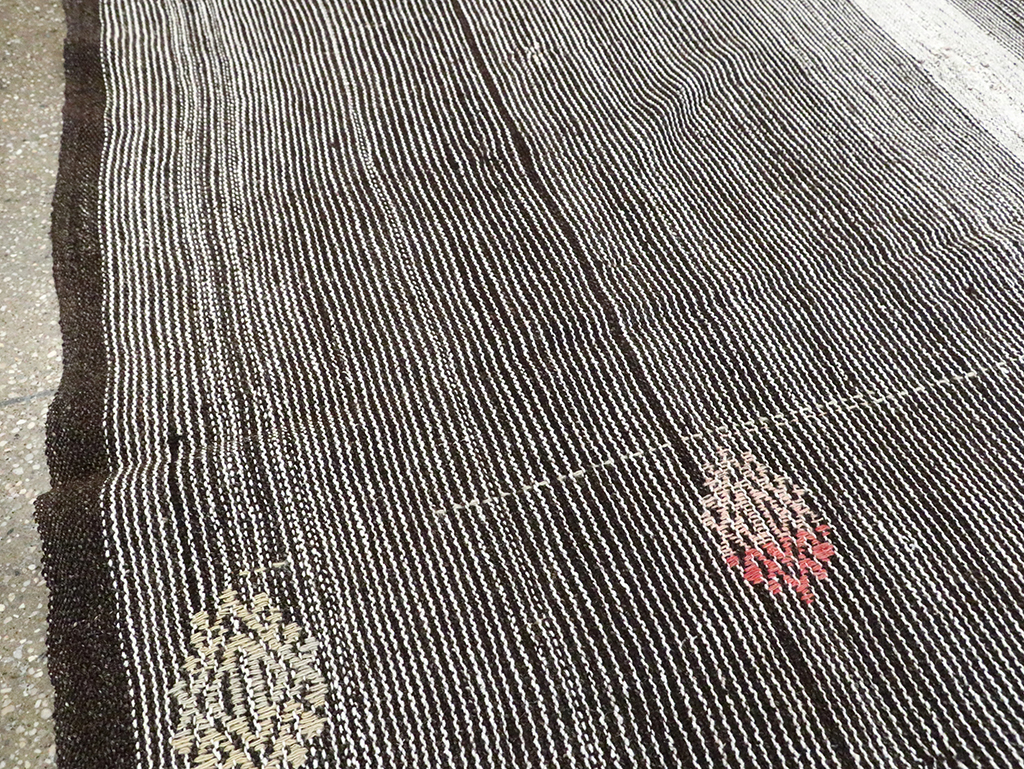 Mid-20th Century Handmade Turkish Flatweave Kilim, No.30076 - Gss