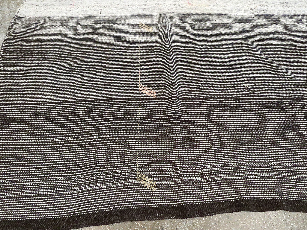 Mid-20th Century Handmade Turkish Flatweave Kilim, No.30076 - Gss