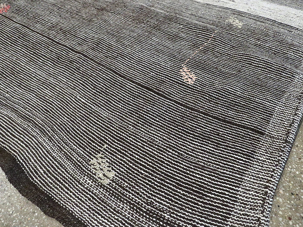 Mid-20th Century Handmade Turkish Flatweave Kilim, No.30076 - Gss