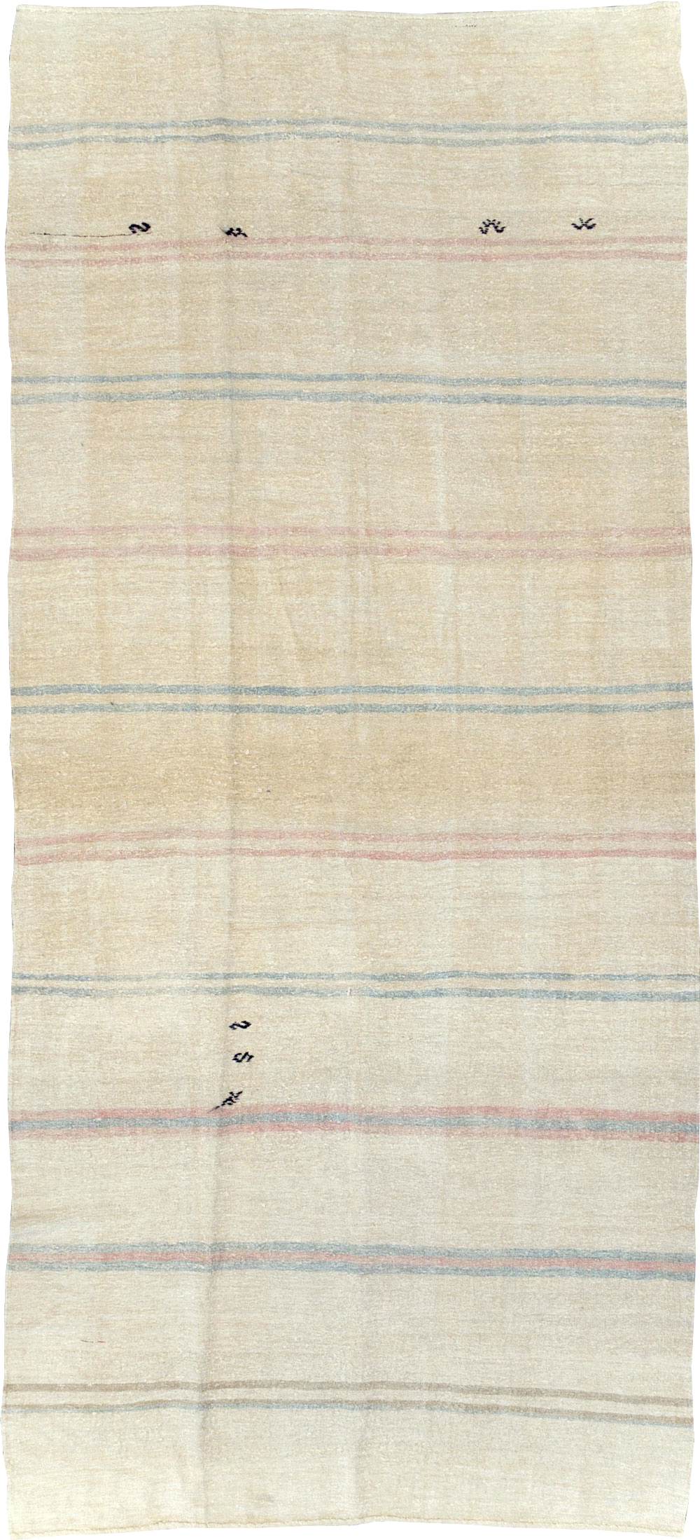 Mid-20th Century Turkish Gallery Size Flatweave, No.30079 - Gss