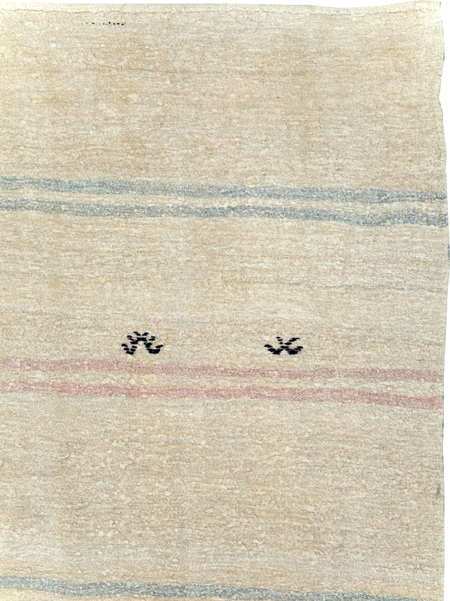 Vintage Turkish Gallery Size Flatweave, No.30079 - Gss