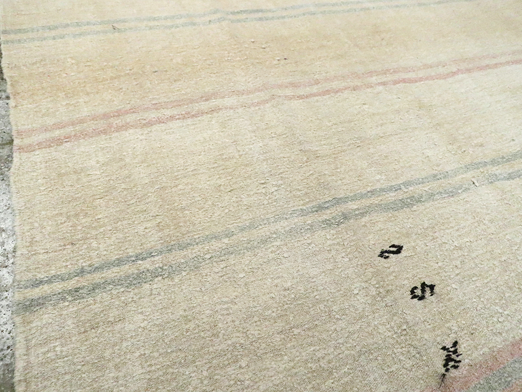 Vintage Turkish Gallery Size Flatweave, No.30079 - Gss