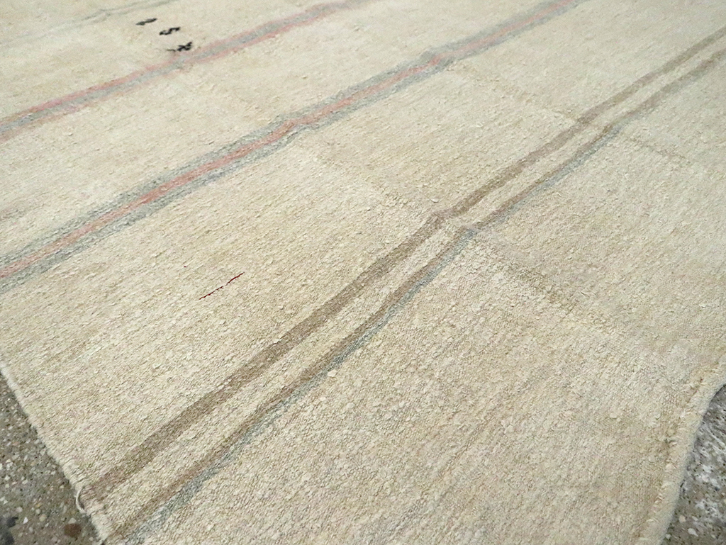 Mid-20th Century Turkish Gallery Size Flatweave, No.30079 - Gss