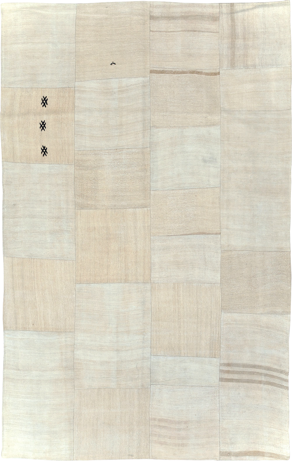Contemporary Handmade Turkish Flatweave, No.30087 - Gss