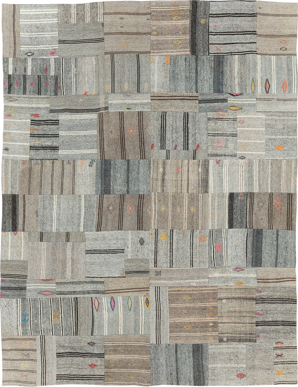 Contemporary Turkish Flatweave, No.30088 - Gss
