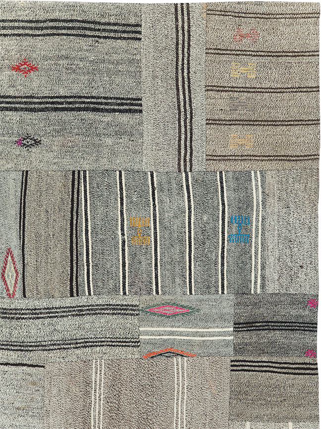 Contemporary Turkish Flatweave, No.30088 - Gss