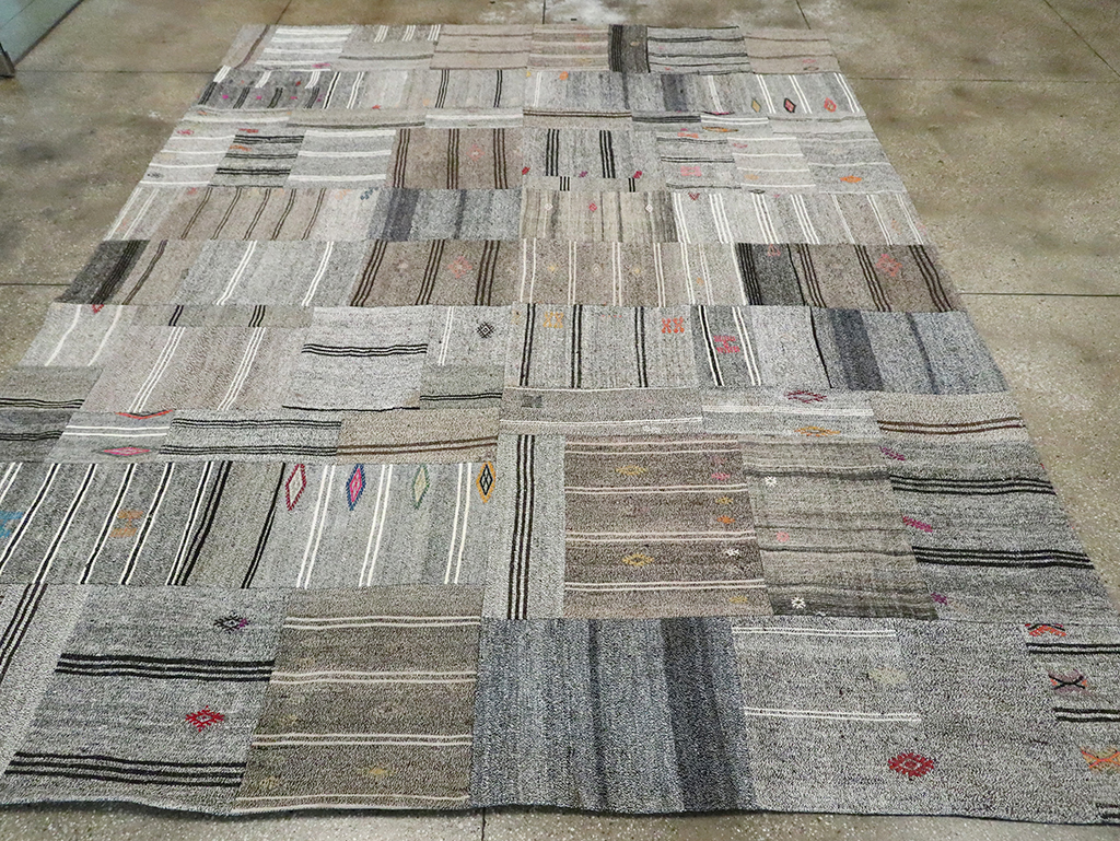 Contemporary Turkish Flatweave Kilim , No.30088 - Gss