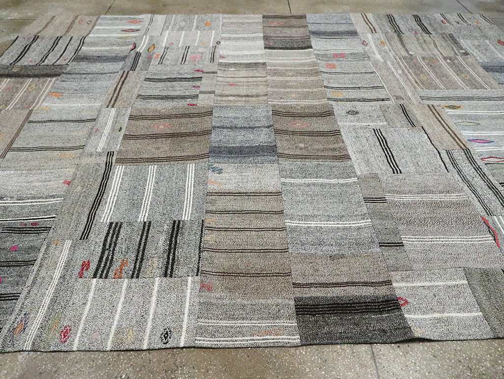 Contemporary Turkish Flatweave, No.30088 - Gss