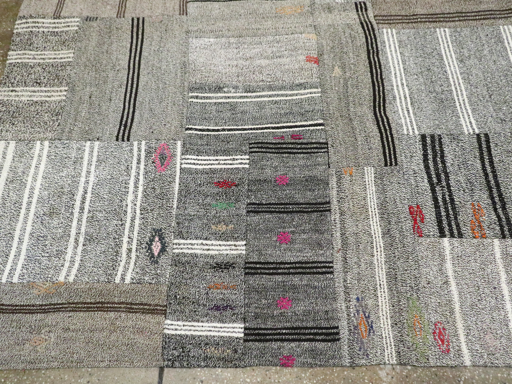 Contemporary Turkish Flatweave, No.30088 - Gss