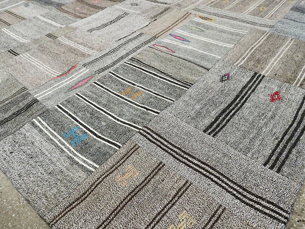 Contemporary Turkish Flatweave, No.30088 - Gss