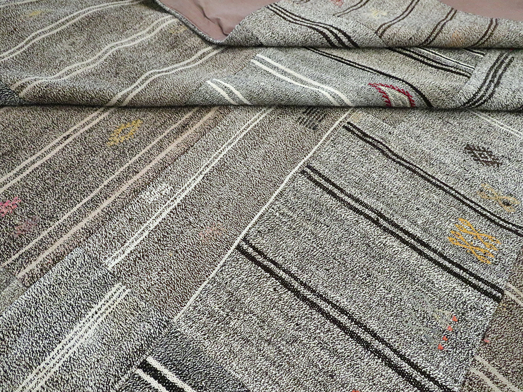 Contemporary Turkish Flatweave, No.30088 - Gss