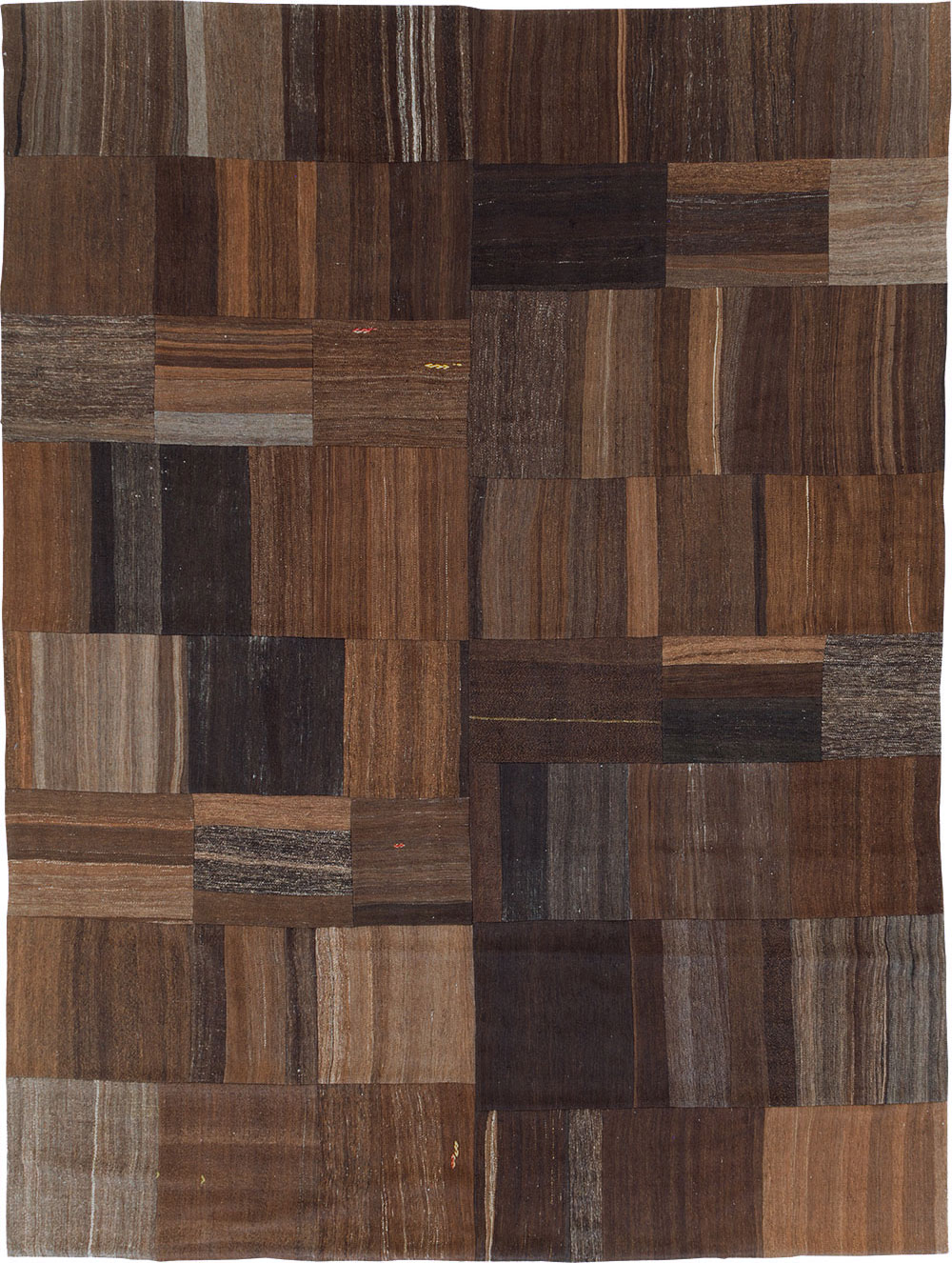 Contemporary Turkish Flatweave Kilim Patchwork Room Size Carpet, No.30089 - Gss