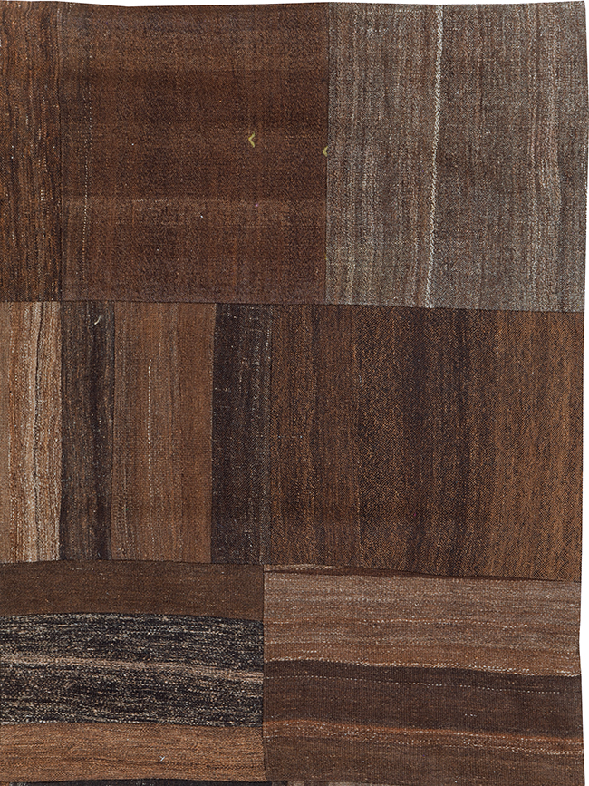 Contemporary Turkish Flatweave Kilim Patchwork Room Size Carpet, No.30089 - Gss