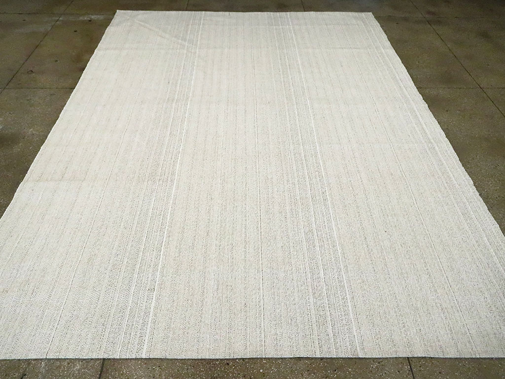 Vintage Turkish Flatweave Kilim Room Size Carpet, No.30090 - Gss