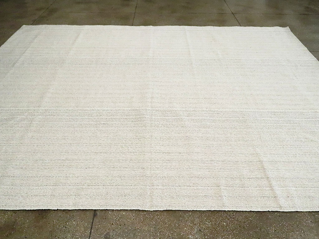 Vintage Turkish Flatweave Kilim Room Size Carpet, No.30090 - Gss