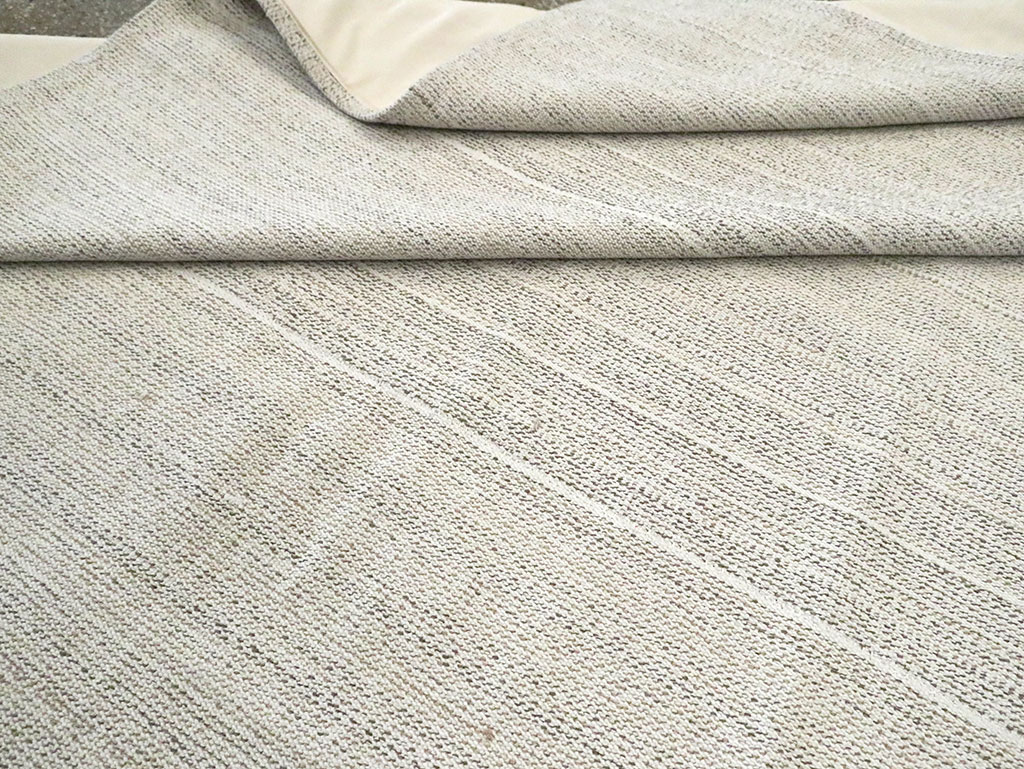 Vintage Turkish Flatweave Kilim Room Size Carpet, No.30090 - Gss