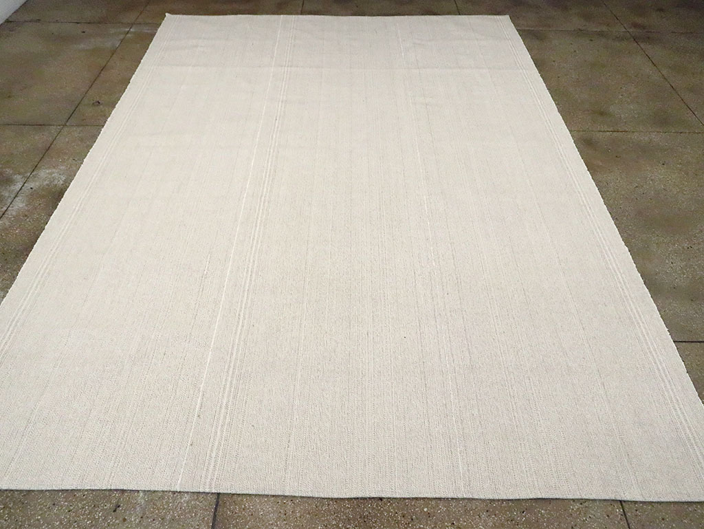 Mid-20th Century Handmade Turkish Flatweave, No.30091 - Gss