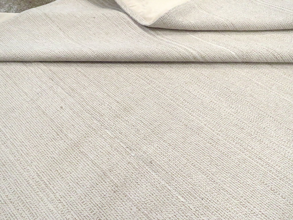 Mid-20th Century Handmade Turkish Flatweave, No.30091 - Gss