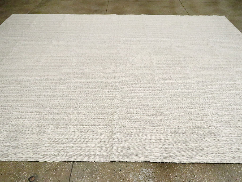 Vintage Turkish Flatweave Kilim Room Size Carpet, No.30092 - Gss