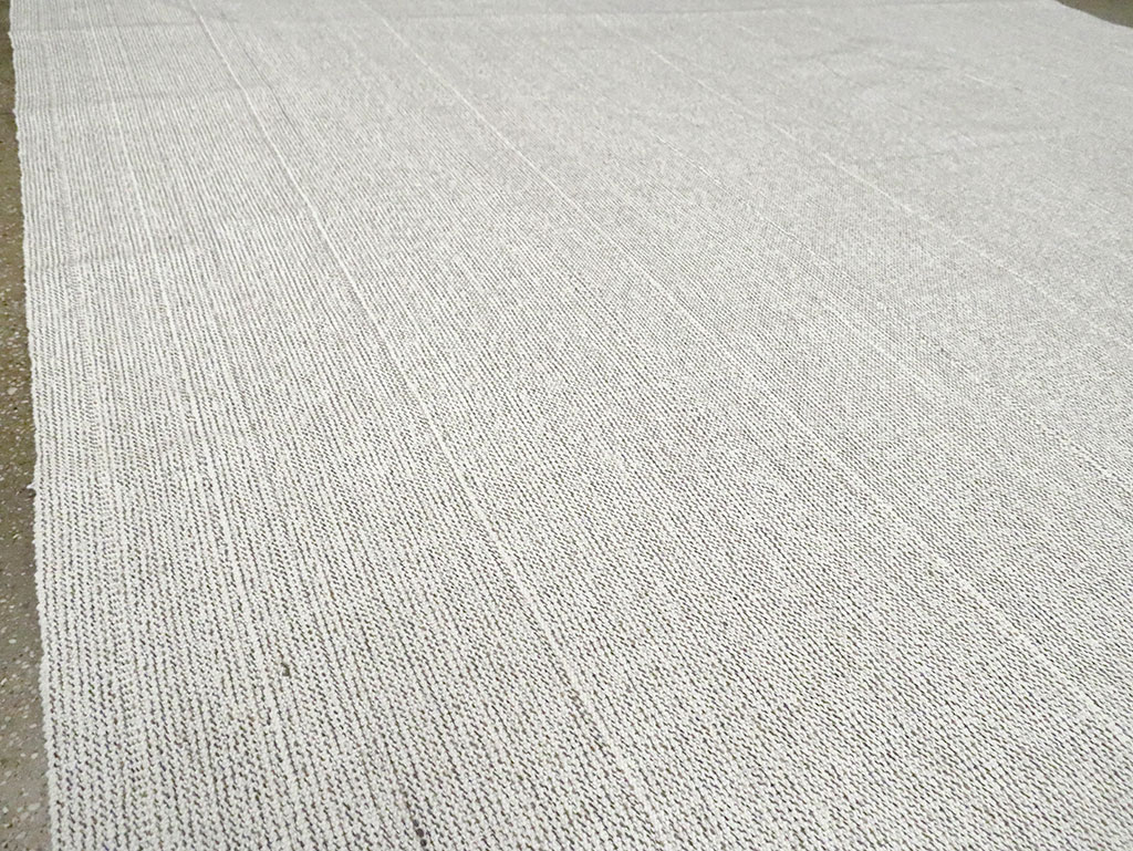 Vintage Turkish Flatweave Kilim Room Size Carpet, No.30093 - Gss