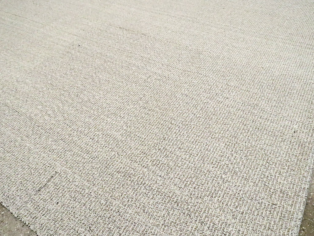 Vintage Turkish Flatweave Kilim Room Size Carpet, No.30095 - Gss