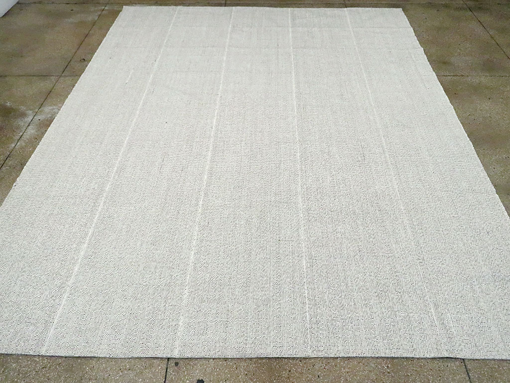 Vintage Turkish Flatweave Kilim Room Size Carpet, No.30096 - Gss