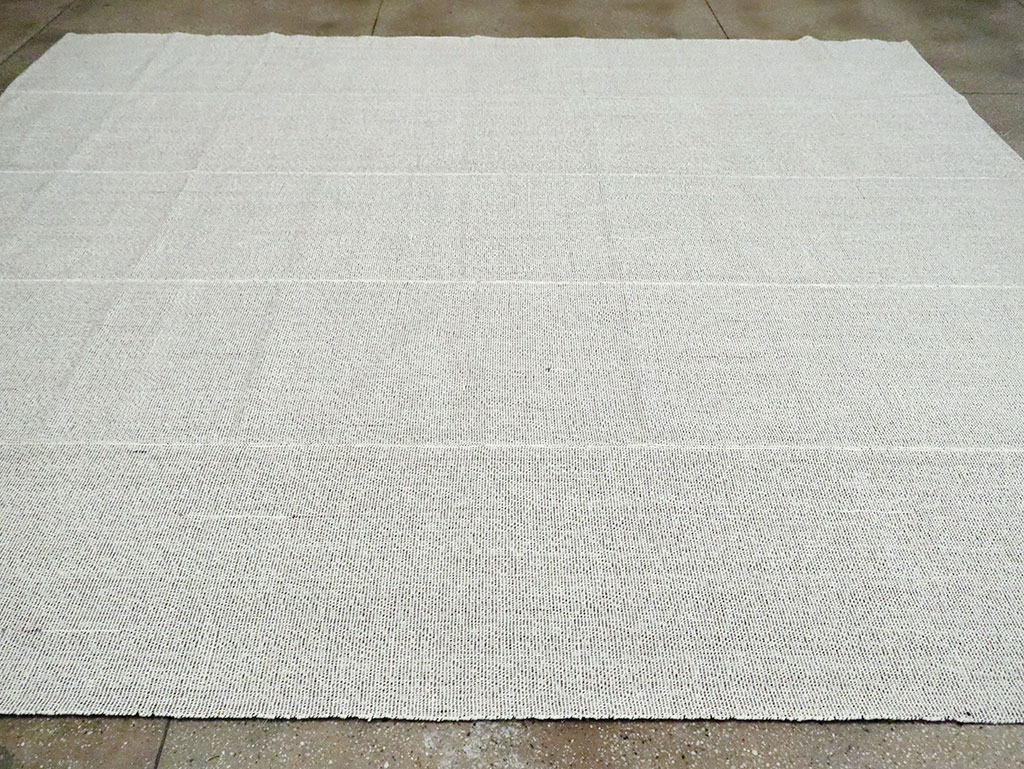 Vintage Turkish Flatweave Kilim Room Size Carpet, No.30096 - Gss