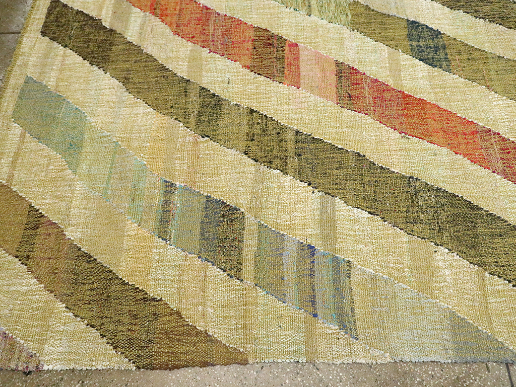 Large Contemporary Turkish Flatweave Kilim, No.30098 - Gss
