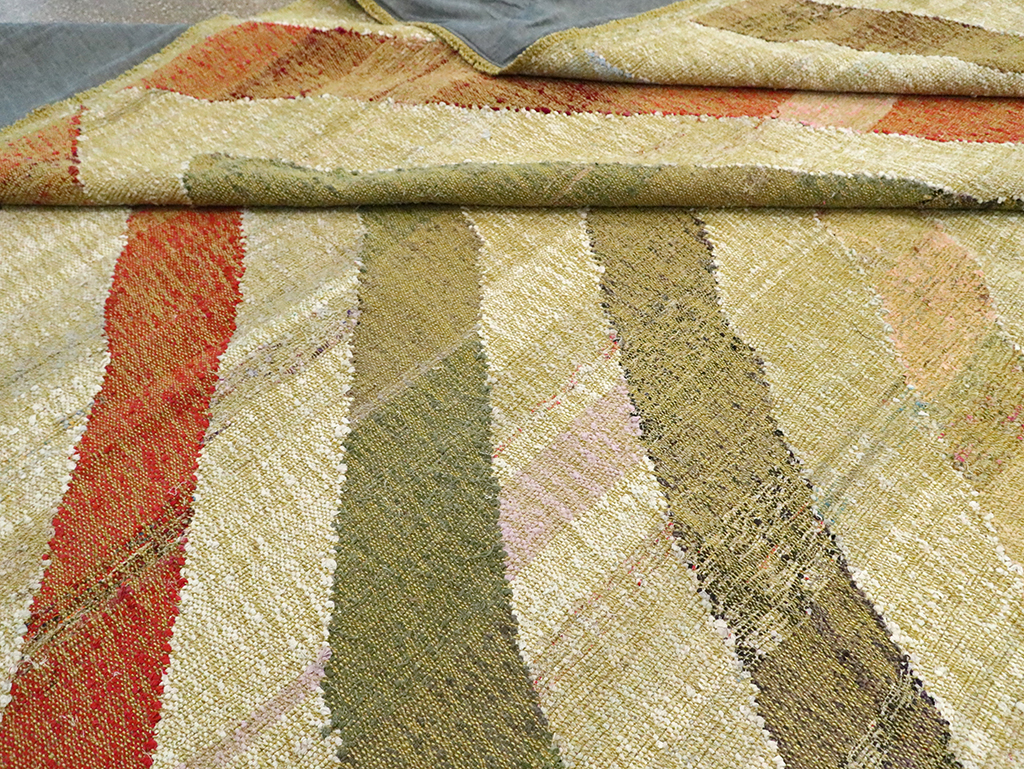 Large Contemporary Turkish Flat-Weave Kilim, No.30098 - Gss