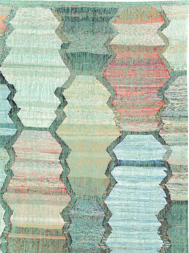 Contemporary Turkish Flatweave, No.30100 - Gss
