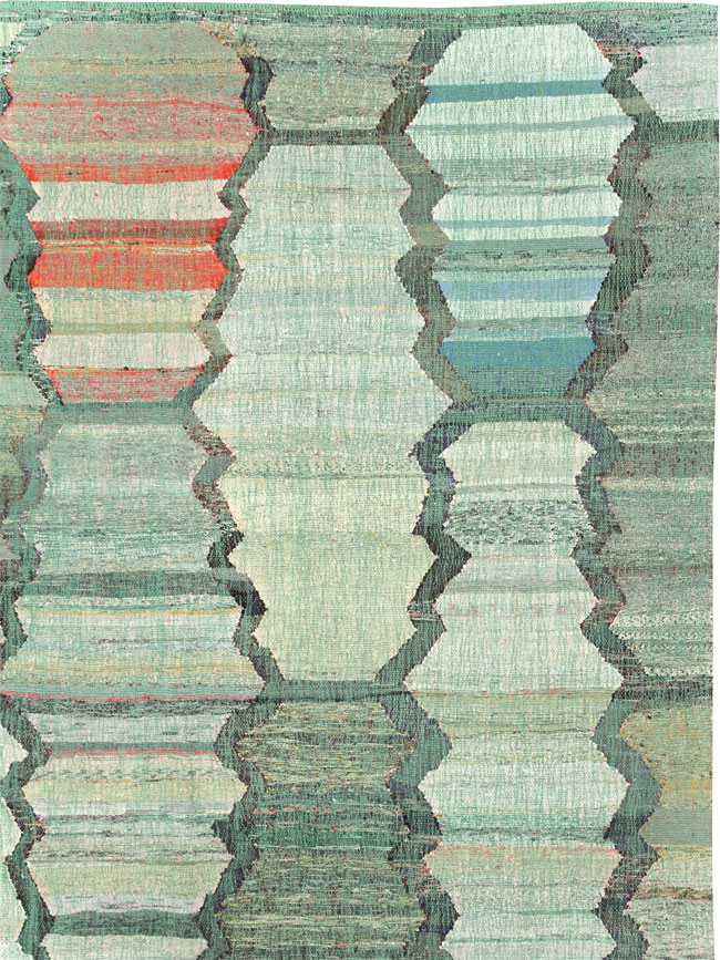 Contemporary Turkish Flatweave, No.30100 - Gss