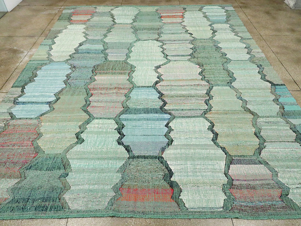 Contemporary Turkish Flatweave, No.30100 - Gss