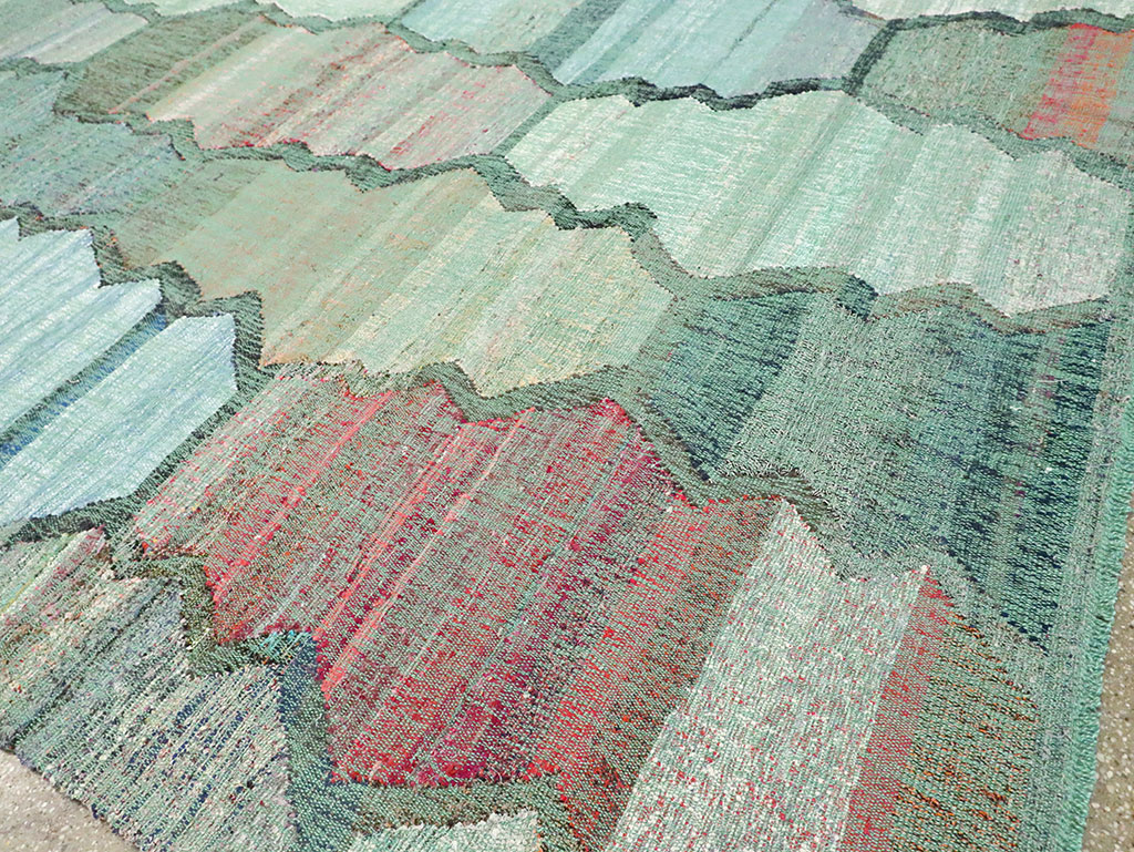 Contemporary Turkish Flatweave, No.30100 - Gss