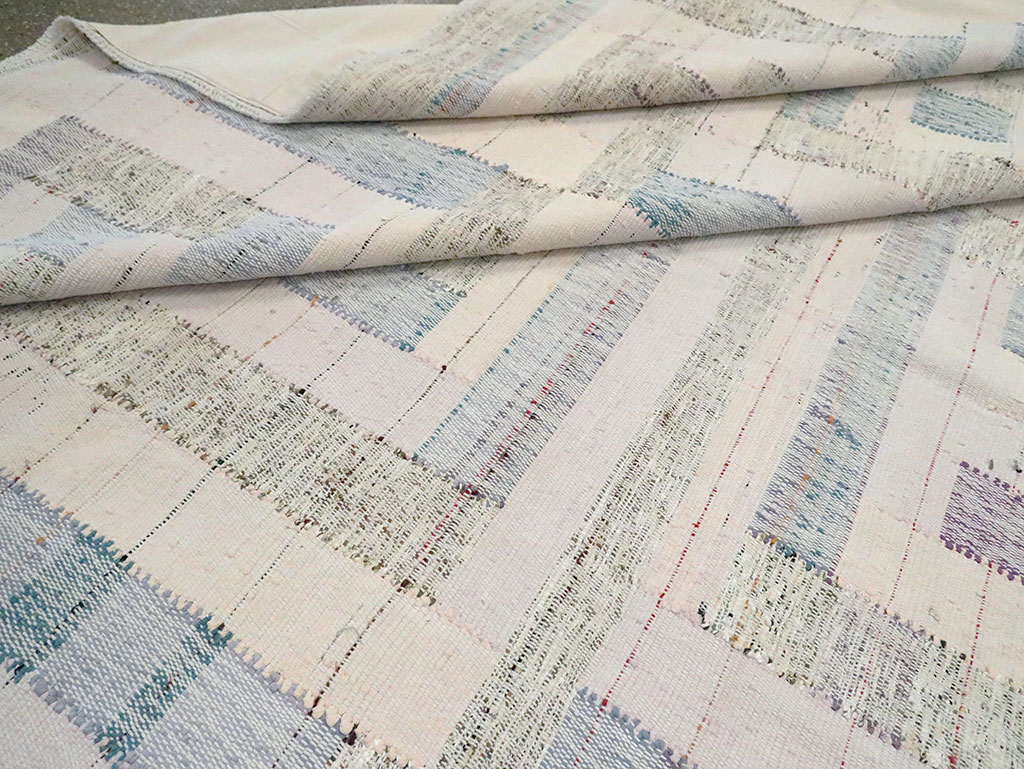 Contemporary Turkish Flatweave Kilim Large Room Size Carpet, No.30102 - Gss