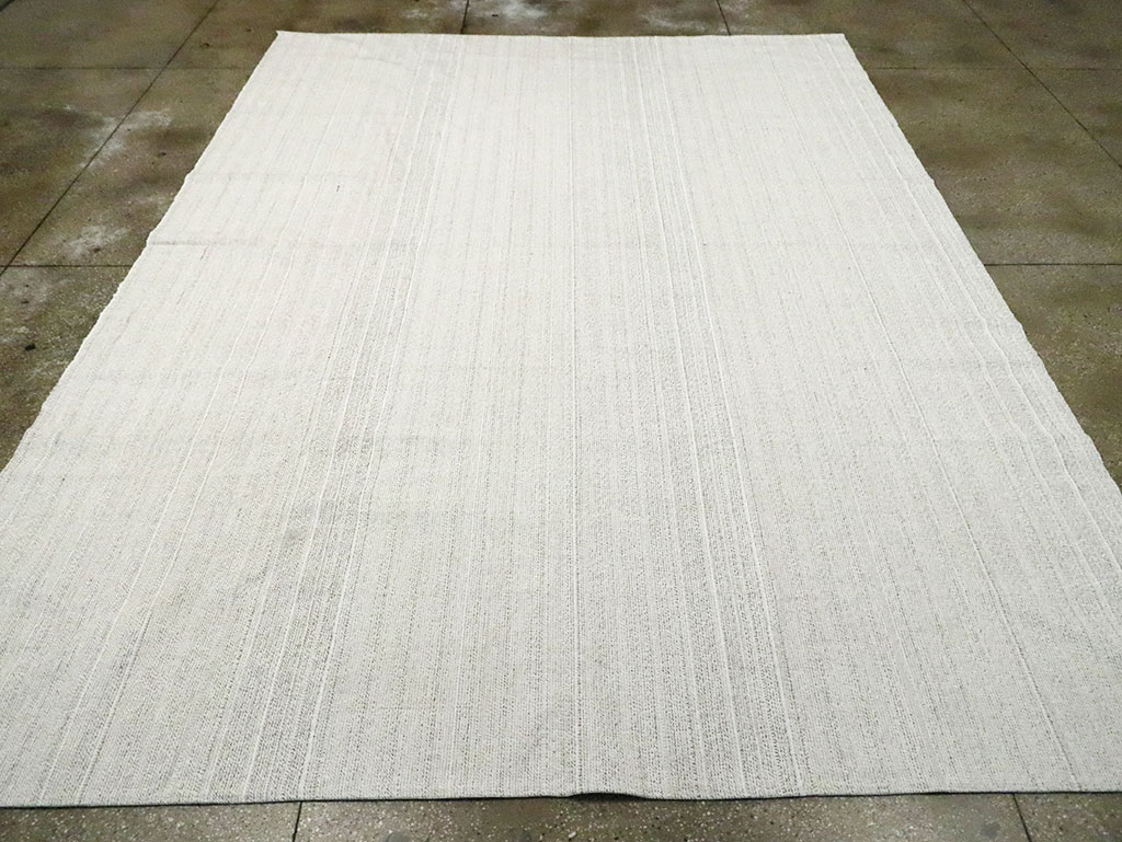 Mid-20th Century Room Size Turkish Flatweave Kilim, No.30105 - Gss