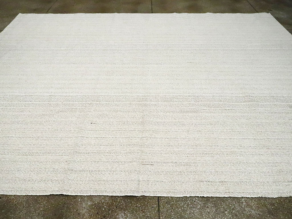 Vintage Turkish Flatweave Kilim Room Size Carpet, No.30105 - Gss