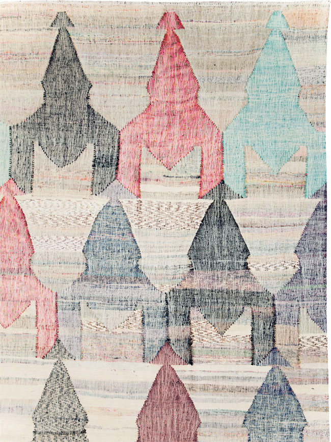 Modern Turkish Flatweave Kilim , No.30114 - Gss