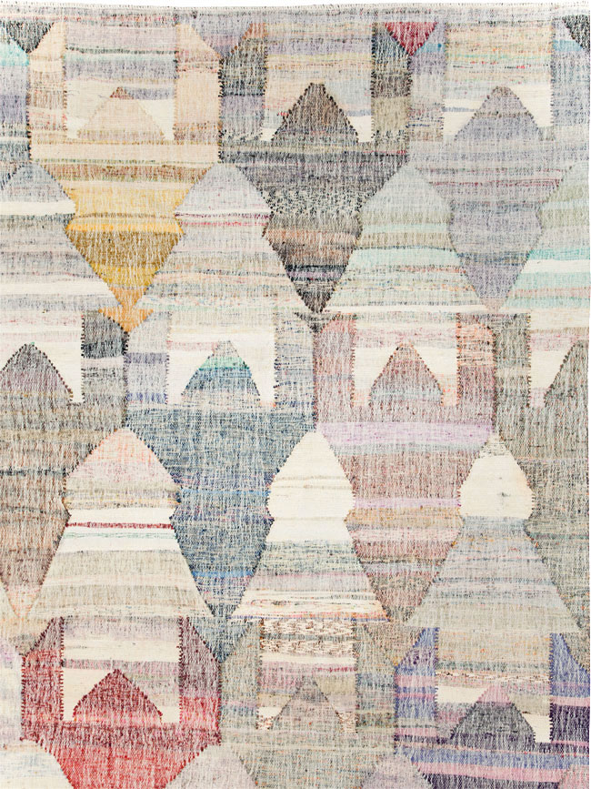 Modern Turkish Flatweave Kilim , No.30114 - Gss