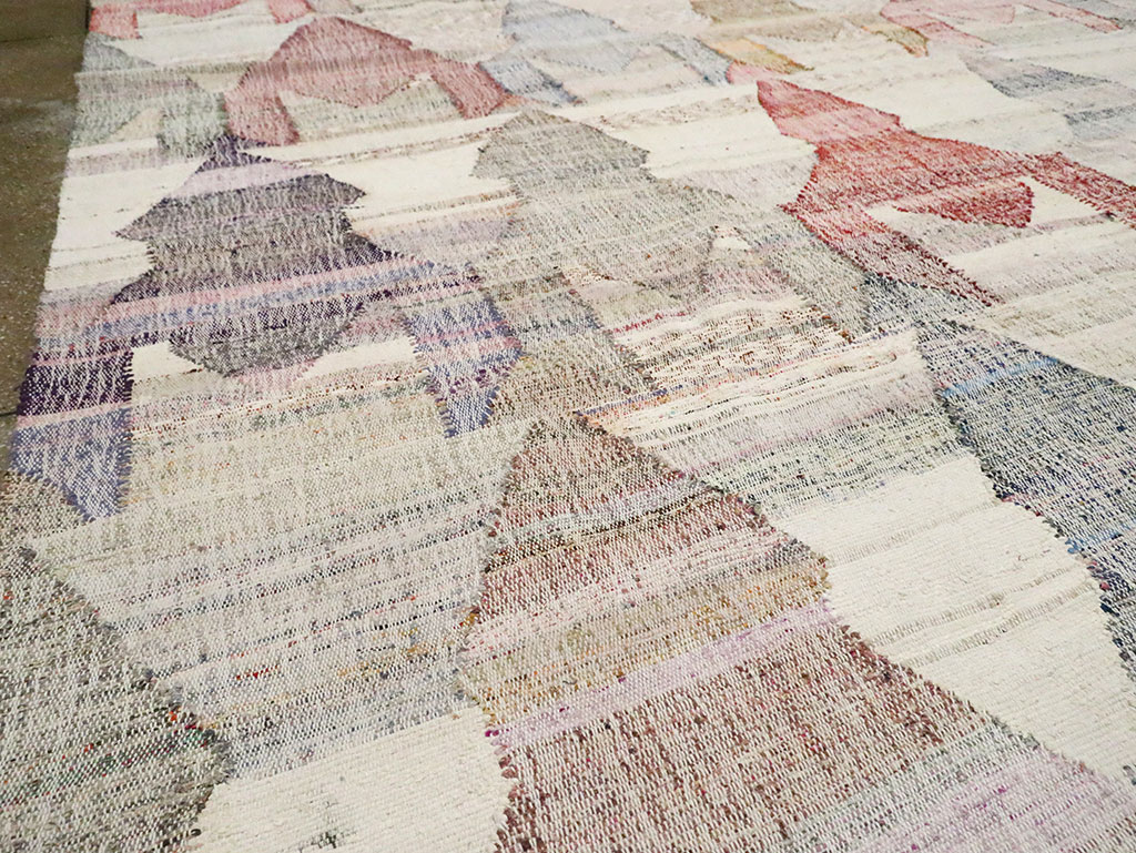 Modern Turkish Flatweave Kilim , No.30114 - Gss