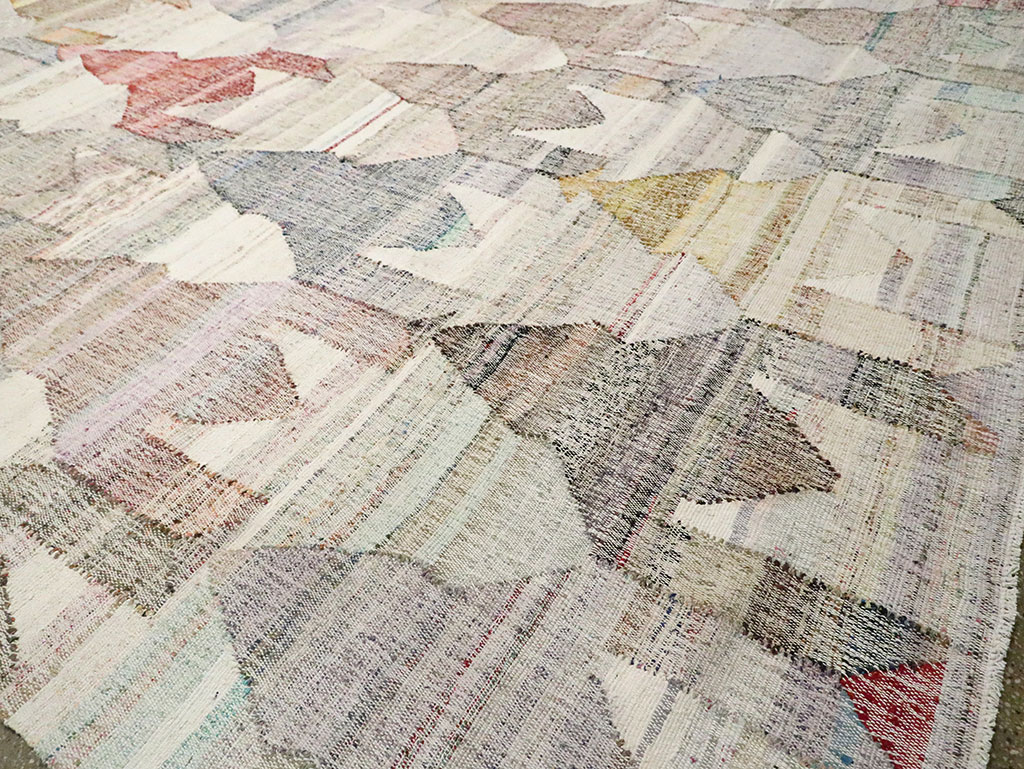 Modern Turkish Flatweave Kilim , No.30114 - Gss