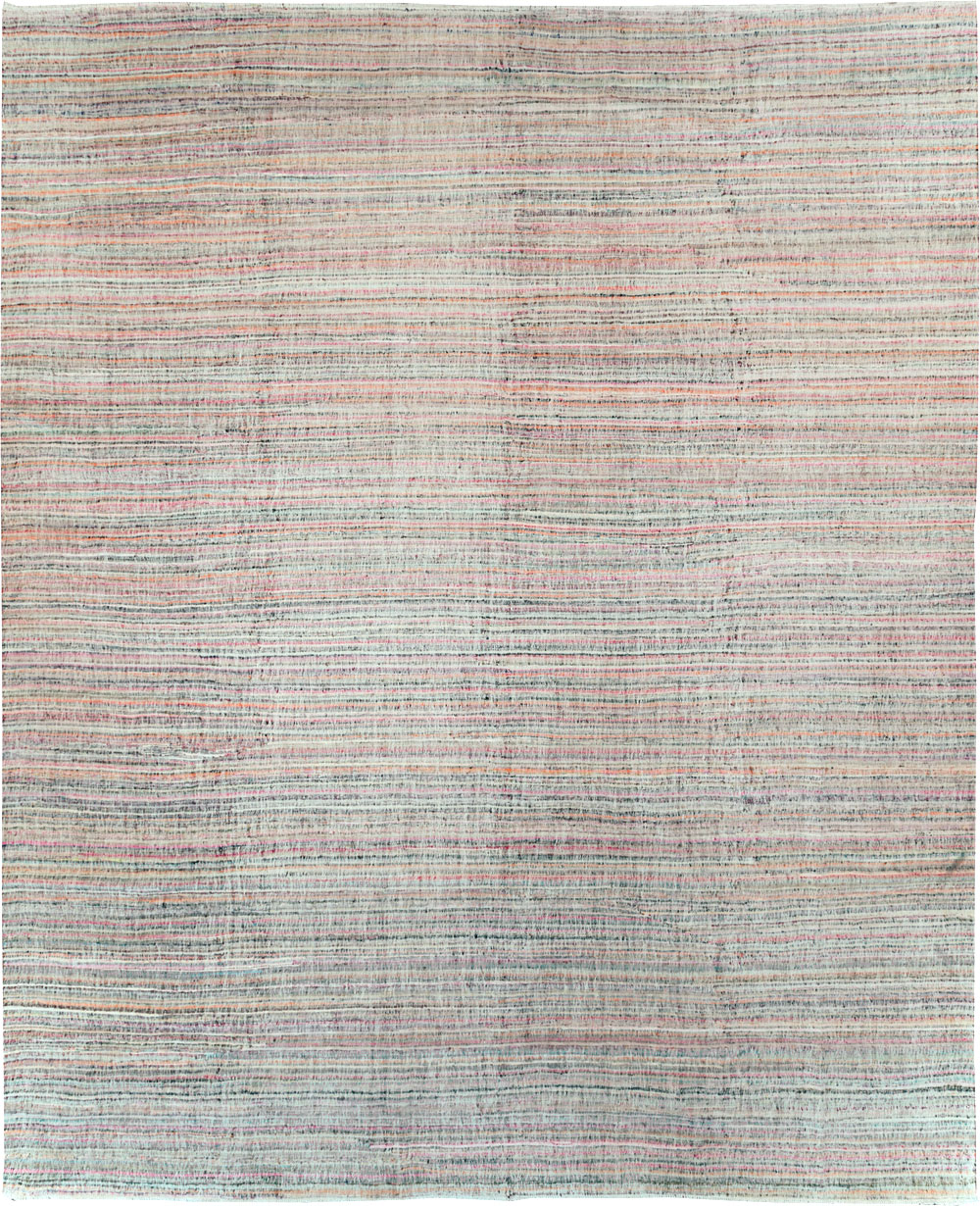 Contemporary Handmade Turkish Flatweave, No.30116 - Gss