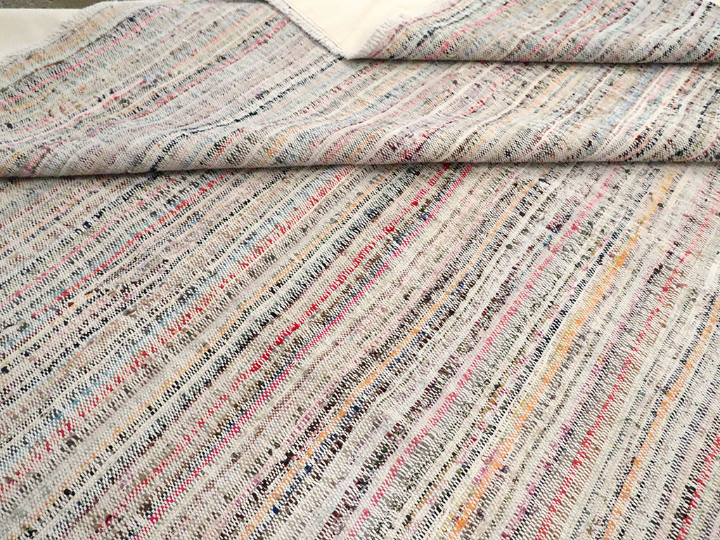 Contemporary Handmade Turkish Flatweave, No.30116 - Gss