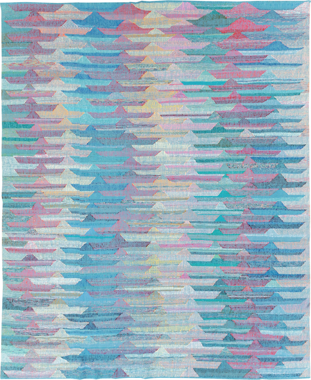 Modern Turkish Flatweave Kilim , No.30118 - Gss