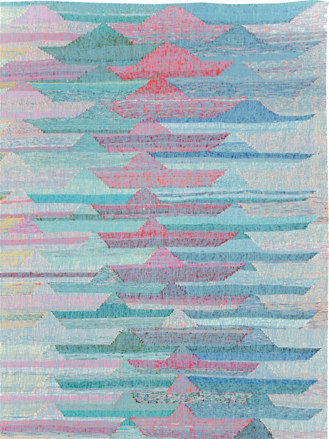 Modern Turkish Flatweave Kilim , No.30118 - Gss