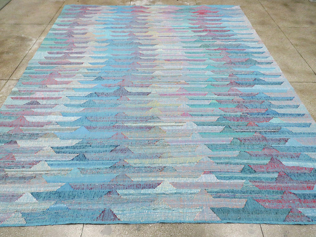 Modern Turkish Flatweave Kilim , No.30118 - Gss